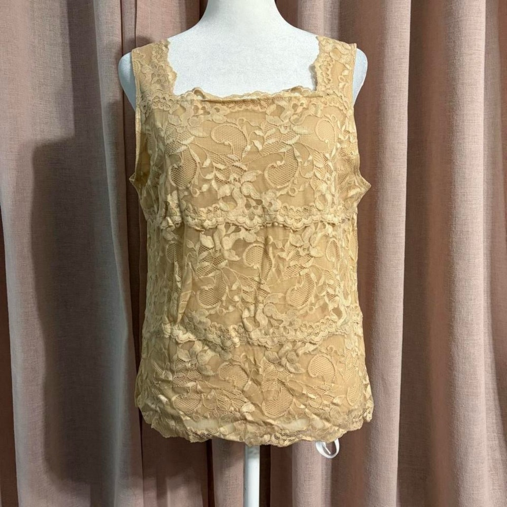 Y2k Lace Tank Top Size Large
